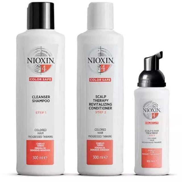 Cabello Débil Tratados Químicamente Pack Tratamiento Nioxin Sistem 4 - Imagen 1