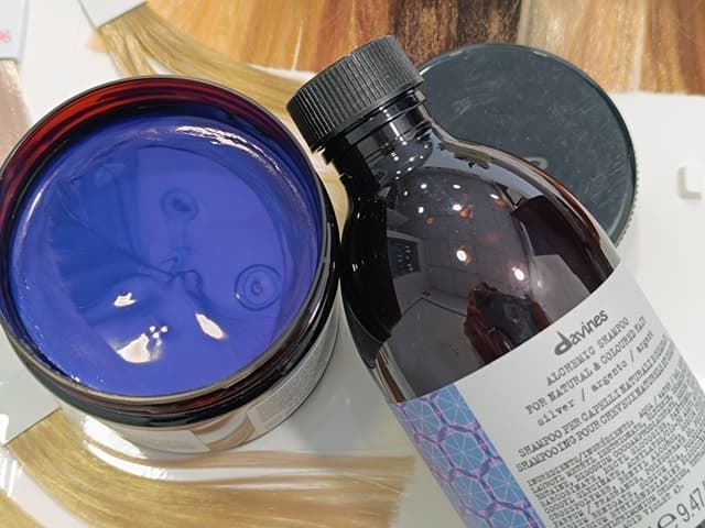 Cabellos Rubios Pack Champú Alchemic SILVER + Acondicionador Alchemic SILVER Davines - Imagen 1