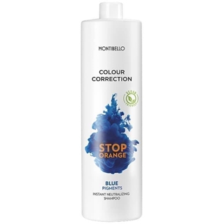 Champú Corrección Reflejos Naranja Cabellos Teñidos o Mechas Champú Stop Orange 1000ml Montibello - Imagen 1