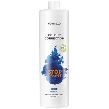Champú Corrección Reflejos Naranja Cabellos Teñidos o Mechas Champú Stop Orange 1000ml Montibello - Imagen 1