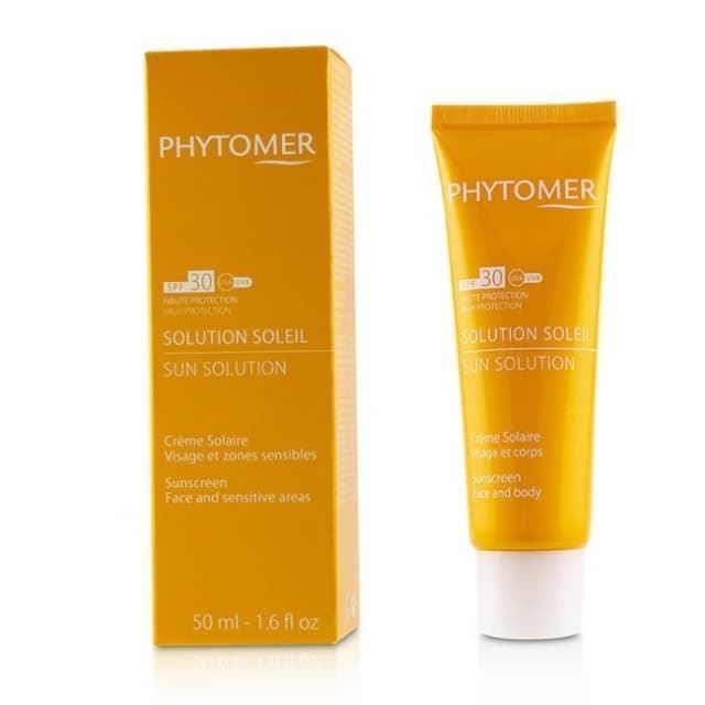 Crema Solar SPF 30 Rostro y Cuerpo Solution Soleil SPF 30 125ml. Phytomer - Imagen 1