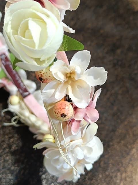 Diadema Cabello Corona Tocado Niña Comunión - Imagen 1
