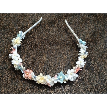 Diadema Cabello Corona Tocado Niña Comunión - Imagen 1