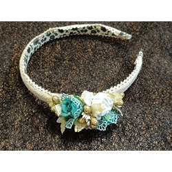 Diadema Cabello Tocado Niña Comunión - Imagen 1