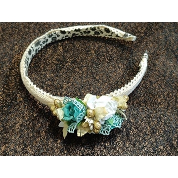 Diadema Cabello Tocado Niña Comunión - Imagen 1