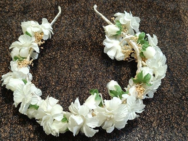 Diadema Cabello Tocado Niña Comunión - Imagen 1