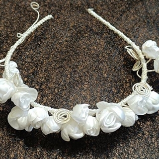 Diadema Cabello Tocado Niña Comunión - Imagen 1