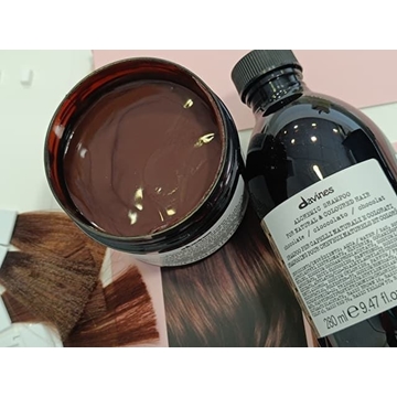 Dúo Cabellos Chocolate Castaños Champú & Acondicionador Alchemic Davines Color Perfecto Siempre - Imagen 1