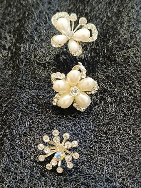 Horquillas Adorno Cabello de Novias Invitadas y Niñas - Imagen 1