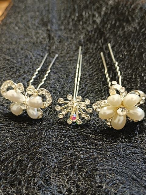 Horquillas Adorno Cabello de Novias Invitadas y Niñas - Imagen 2