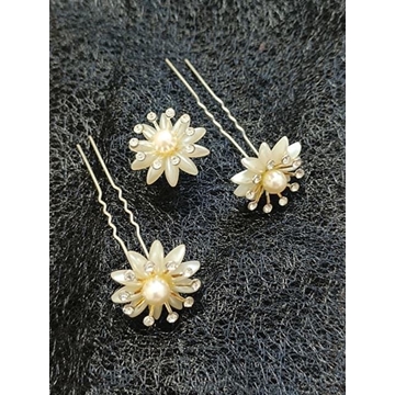 Horquillas Adorno Cabello de Novias Invitadas y Niñas - Imagen 1