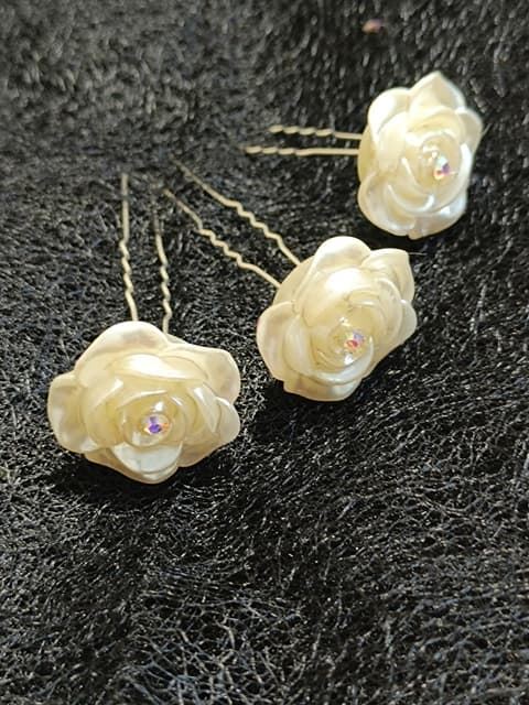 Horquillas Adorno Cabello de Novias Invitadas y Niñas - Imagen 1