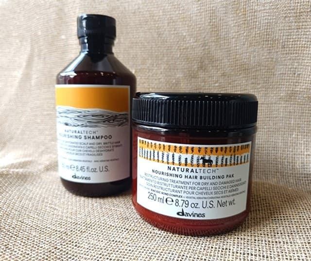 Pack Cabellos Castigados Champú + Reconstructor Cabello Seco Dañado Nourishing HAIR BUILDING PAK - Imagen 1