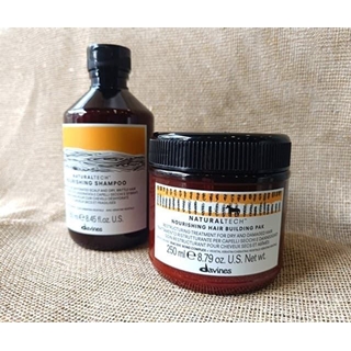 Pack Cabellos Castigados Champú + Reconstructor Cabello Seco Dañado Nourishing HAIR BUILDING PAK - Imagen 1