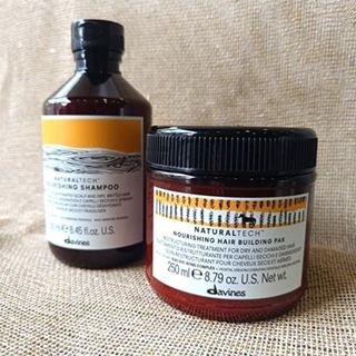 Pack Cabellos Castigados Champú + Reconstructor Cabello Seco Dañado Nourishing HAIR BUILDING PAK - Imagen 1