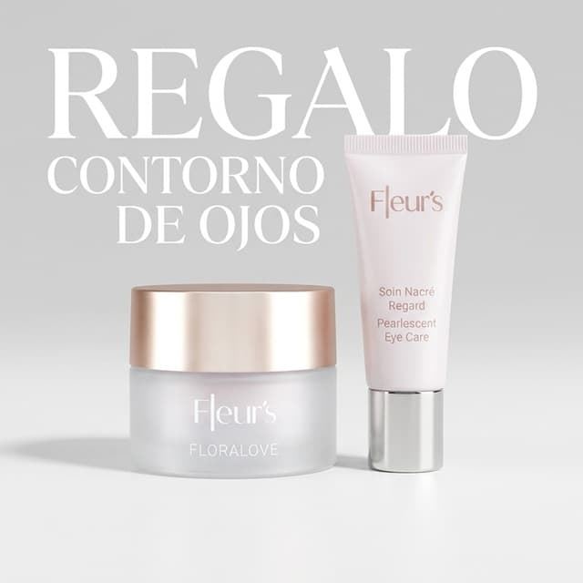 Pack de Regalo Fleur's Floralove (Crema con Vitaminas + Contorno de Ojos Iluminador - Imagen 1