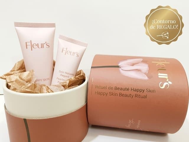 Pack Piel Sensible "Calma & Luminosidad": Crema Happy Skin (50ml) + REGALO Contorno Iluminador Mirada Fleur's - Imagen 1