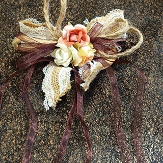 Pasador Flores Tela - Imagen 1