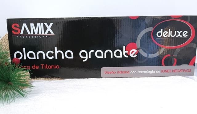 Plancha Granate Placa de Titanio Samix Profesional - Imagen 2