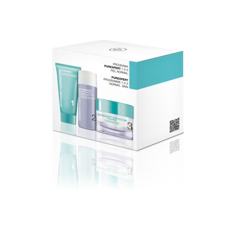 Programa Purexpert 1-2-3 Piel Normal y Mixtas Higiene Facial Germaine de Capuccini - Imagen 1