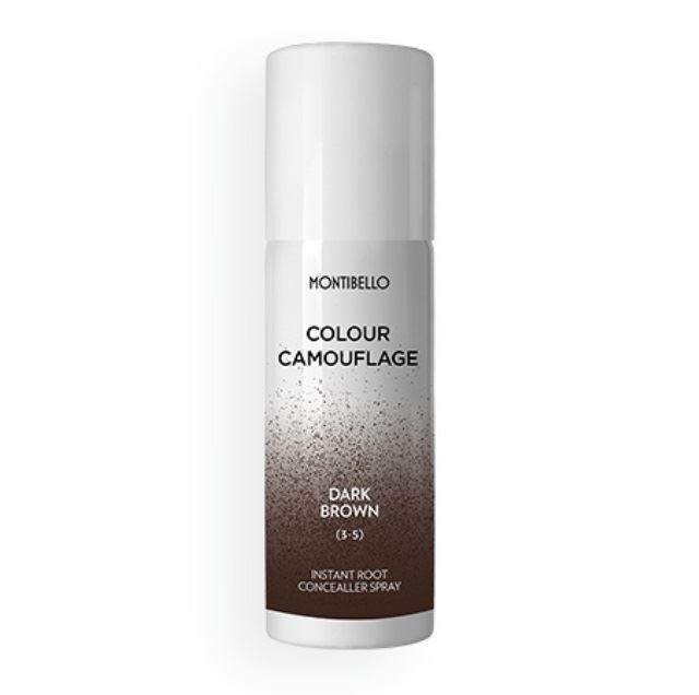 Spray Corrector de Raíces Instantáneo Colour Camouflage Dark Brown ( 3-4) Montibello - Imagen 1