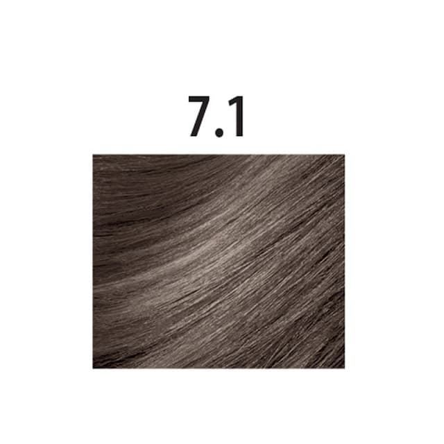 Tinte sin Amoniaco Vegana Dénuée 7.1 Rubio Ceniza Montibel.lo - Imagen 2