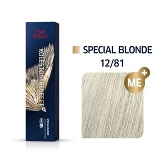 Tinte Súper Aclarante Rubio Perla Ceniza 12/81 Koleston Perfect Special Blonde Wella - Imagen 1