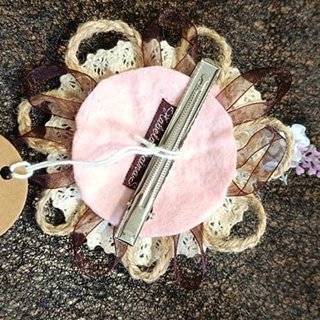 Tocado Tela Hecho a Mano - Imagen 2