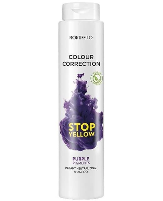 ÚLTIMA UNIDAD Champú Matizador Violeta Stop Yellow 300ml Montibello - Imagen 1