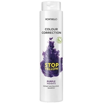 ÚLTIMA UNIDAD Champú Matizador Violeta Stop Yellow 300ml Montibello - Imagen 1
